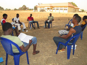 We meet with small groups almost every day