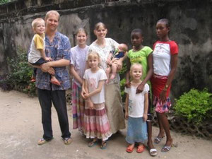 Some of our neighborhood friends, visiting on a Sunday afternoon