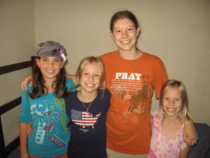 The Girls with a new friend from Hawaii