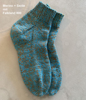 Falkland 800 Merino Seide handgefärbt