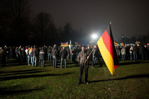 Pegida demonstration in Dresden