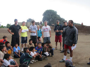 mynor leading a soccer clinic in buena vista