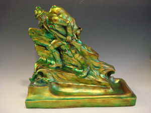 Zsolnay Inkwell, 1906