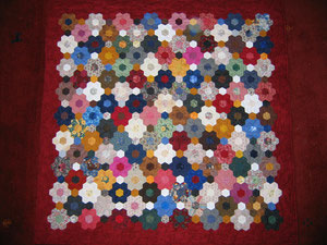English Paper Piecing Hexagon Grandmother's Flowergarden