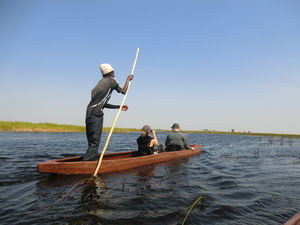 Mokorofahrt durch das Okavango-Delta