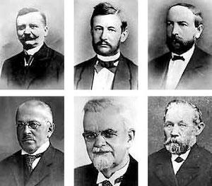 Heinrich Spreen, Heinrich Köhne, Emil von Recklinghausen, Hermann Kühn, Ludwig Schluckebier, Wilhelm Oester