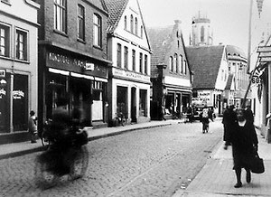 Bürgersteige mittlere Berliner Straße 1933.