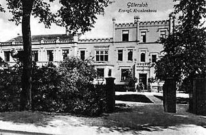 Evangelisches Krankenhaus nach der dritten Erweiterung um 1910