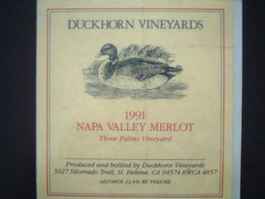 1991 DUCKHORN MERLOT