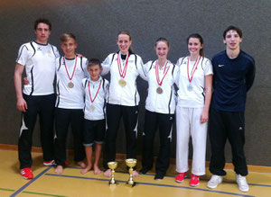 Gruppenbildmit medaillengewinner an SM