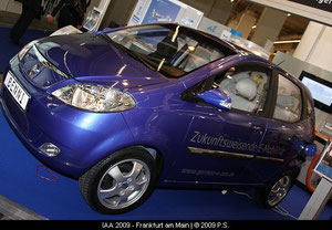 Elektroauto der Fräger Gruppe mit Fräger Elektroantrieb