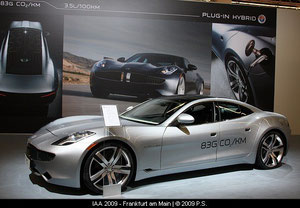 Rassiger Elektrosportwagen - plugin Hybrid , Fisker Karma