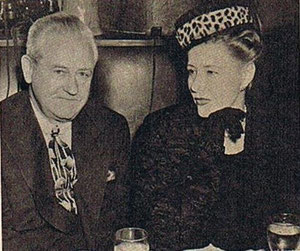 Irene, here with husband Dr.Fancis Griffin, has been getting along famously in Hollywood for sixteen years