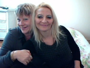Francine et moi avant le casting m6