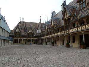 Innenhof historisches Hospiz Beaune