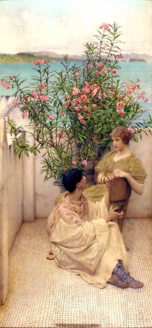 LAWRENCE ALMA-TADEMA - The Courtship