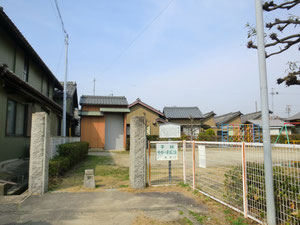最初に役場が置かれた石浜の 平林公園
