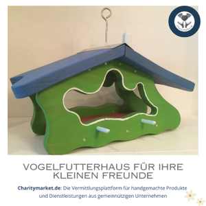 Das Vogelfutterhaus von der gemeinnützigen Produktionsschule Wilhelmsburg auf Charitymarket.de