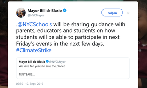 Bild:scrsht twitter Bill de Blasio