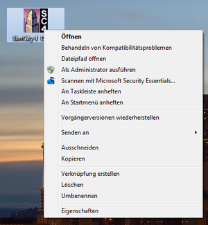 Kontextmenü