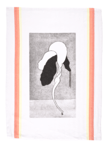 Framenca, 2025 / Linienätzung und Aquatinta auf Baumwolltuch / 45x25 (70x46) cm / Unikat