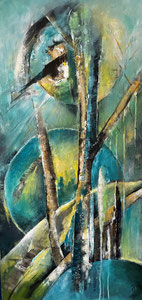  Einer wacht  40 x 100 cm