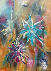  aufgeblüht  60 x 80 cm
