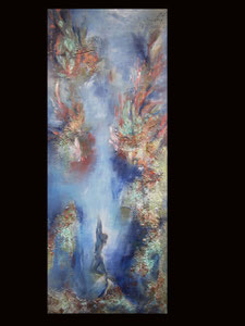  The living sea 40 x 150  