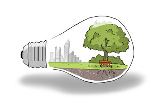 Illustration für den Webauftritt eines süddeutschen Unternehmens, 2012
