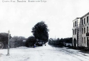 Hotel des Quatre-Bras vers liège avant 1900
