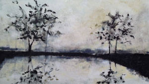 ...G's, oil on canvas, 3' 2" X 5' 7", 2014, $950