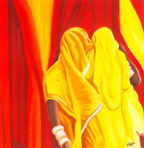 artiste peintre tableau huile petit format cadeau