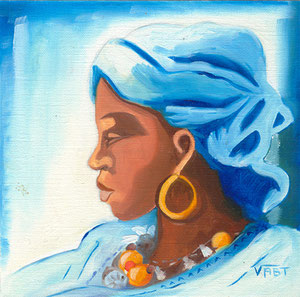 artiste peintre tableau huile petit format cadeau