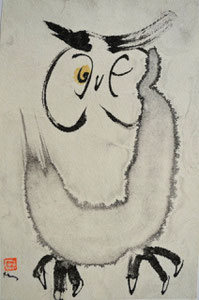Eule/11,7x17,8 cm/ ID: U102-3870