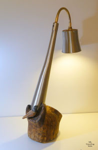 Tisch/Bodenleuchte Der Schwan