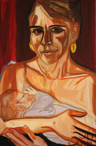 Tecnique mixte , 39 x 59 cm .