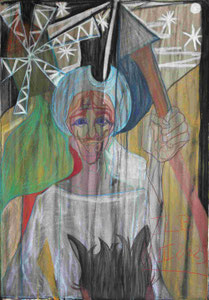 Technique mixte , 0 ,77 X 1,11 m .