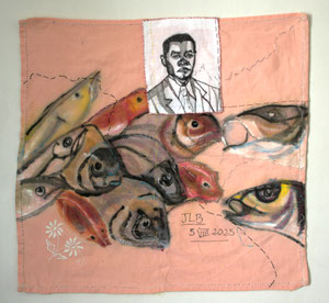 Technique mixte , 43 X 43 cm.