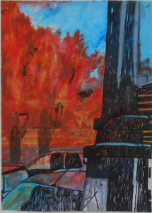 Technique mixte 21x15 cm