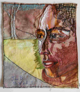 Technique mixte , 17,5 X 20 cm .