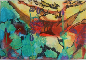 Technique mixte 21x15 cm
