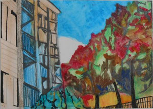 Technique mixte 21x15 cm