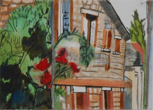Technique mixte 21x15 cm