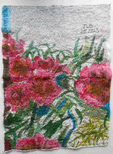 Technique mixte, 31 X 14 cm .