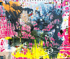 Sarah Esslinger-Dahlmann, Magie, November 2012, 120 x 70 cm, Acrylfarbe auf Leinwand