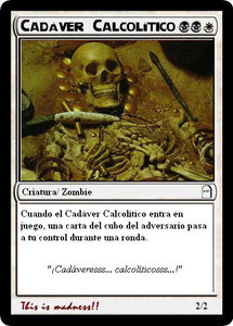 Carta Cadáver Calcolítico