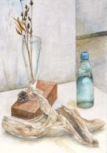 M.Mさん作　静物淡彩