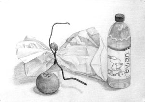 H.Mさん作 卓上構成デッサン