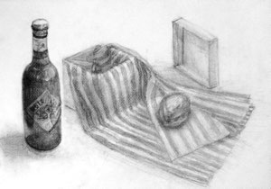 T.Yさん作　卓上構成デッサン
