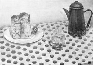 S.Yさん作　静物デッサン
